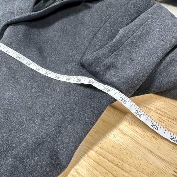 Kenneth Cole Reaction NWT Men's Raburn Wool Blend Top Coat Size 40R Charcoal - Picture 9 of 11